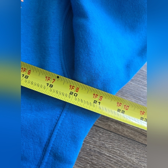 Nike CrewNeck Sweatshirt Photo Blue/Orange Trance Mens Small DQ4072-435 - Picture 6 of 6